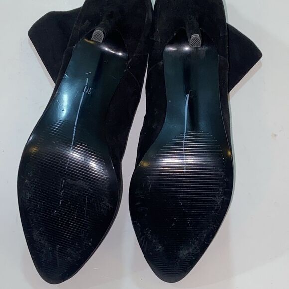 AUDREY BROOKE Elegant Black Ankle Boots Women’s Size 10 - Picture 9 of 9